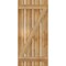 Ekena Millwork Spaced Board-n-Batten Shutters w/Z-Bar, Rough Sawn Western Red Cedar, 23W x 50H, PR RBS06Z23X050RWR - alternate 3